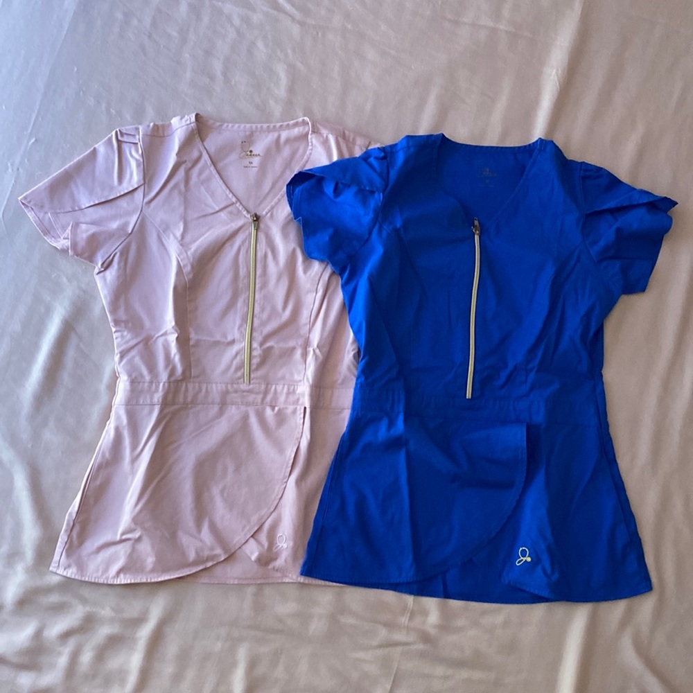 Jaanuu Tulip Scrub Tops size XS